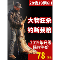 钓夫2019新款鱼竿手竿超轻硬28偏19调碳素台钓竿鲤鱼竿湖库钓鱼竿