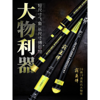 钓鱼霸悍鱼竿手竿大巨物28偏19调超硬超轻鲤鱼青鱼台钓杆正品