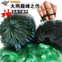 8米10米超加重绳铅坠丝沾网巢湖渔网粘网三层网捕200米