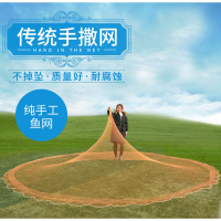 纯手工轮胎线尼龙线大力马线手撒网老式撒网易撒手抛网旋网