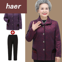 老年人秋装女50-60岁奶奶秋装毛呢外套短款60岁70中老年人女妈妈春秋老人衣服呢子上衣奶奶装秋装外套中老年女装秋装