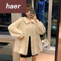 女生秋季外套秋冬2020新款小香名媛风海军领洋气减龄炸街宽松长袖外套上衣女装