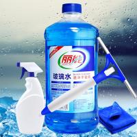 玻璃水+玻璃刮+毛巾喷壶 玻璃清洁剂强力去污浴室淋浴房清洗剂擦玻璃水家用窗液除水垢