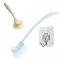 1个锅刷+1个马桶刷+2个挂钩 [亏1000单]锅刷洗锅洗锅刷不伤锅不沾油长柄刷锅刷子厨房清洁刷