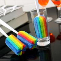 彩色杯刷三只装赠两个挂钩 [亏本冲量]杯刷子长手柄海绵水杯刷奶瓶刷子厨房洗杯子神器