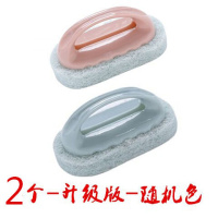 升级款-2个(更好清洁/颜色随机) 手柄清洁刷海绵擦水地板浴缸刷灶台瓷砖刷子刷碗洗锅刷