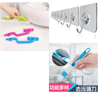 2簸箕刷+2缝隙刷【随机色+4个挂钩 【缝隙刷+簸箕刷组合装】死角缝隙刷小刷子窗户窗刷凹清洁刷