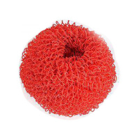 颜色随机发货 4个彩球 纳米纤维清洁球厨房洗碗刷锅不伤手不生锈不渣钢丝球清洁用品