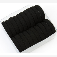 大号黑色20根 韩版头绳圈扎头橡皮筋儿童皮套绳饰头饰品成人夹箍