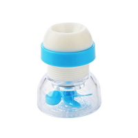 蓝色(普通款) 水龙头防溅水花洒过滤器厨房面盆滤水器可旋转伸缩万向喷头节水器