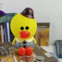  创意卡通汪汪队存钱罐儿童防摔生日搪胶狗狗储蓄罐公仔