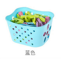 30个装+篮子 10/30个装塑料小夹子防风夹晒衣服夹衣架晾衣夹