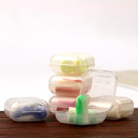 4枚入-送收纳盒 隔音耳塞防噪音睡眠防呼噜睡觉超强学生女学习防吵神器