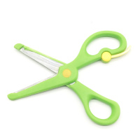 春意绿 儿童剪刀安全剪刀幼儿园小学生圆头手工剪纸剪刀小剪子套装批
