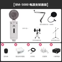 bm5000电容奶瓶麦克风话筒专业录音棚大振膜电脑手机套装