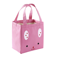 帆布饭盒袋保温袋子饭包加厚防水韩版带饭的手提袋手拎便当手提包