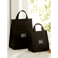 饭盒袋子午餐便当包带饭的手提包学生手拎铝箔加厚帆布饭盒保温袋