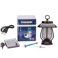 太阳能灭蚊灯户外驱蚊室外大功率防水庭院花园草坪杀虫灯灭蚊神器|户外灭蚊-不含支架YF-159)