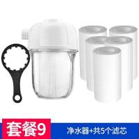 燃气热水器清洗工具除垢神器电热水器清洗水垢柠檬酸除垢剂食品级|除垢净水器+5滤芯+滤瓶扳手