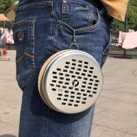 户外蚊香盒可挂式便携式身上随身携带野外钓鱼室内室外蚊香笼防火|银色[送隔热板] 可挂身上户外款3个