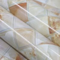 自粘家用厨房灶台防油贴纸浴室卫生间阳台耐磨大理石纹防水墙贴纸|菱格玉石 40厘米宽*4米长(工具)