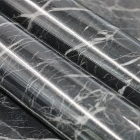 自粘家用厨房灶台防油贴纸浴室卫生间阳台耐磨大理石纹防水墙贴纸|黑金刚 80厘米宽*4米长(工具)