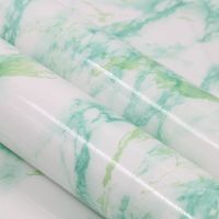 自粘家用厨房灶台防油贴纸浴室卫生间阳台耐磨大理石纹防水墙贴纸|石墨绿 40厘米宽*4米长(工具)