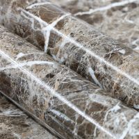 自粘家用厨房灶台防油贴纸浴室卫生间阳台耐磨大理石纹防水墙贴纸|雅士黑 40厘米宽*4米长（工具）