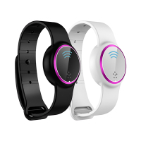 超声波驱蚊手环婴幼儿童大人宝宝情侣成人防蚊虫神器室内户外随身|黑紫+白紫