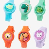 夏季闪光卡通驱蚊手环婴儿宝宝防蚊手链植物精油儿童防蚊手表|随机一个