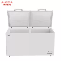 澳柯玛(AUCMA)低温-40度430升冰柜商用大容量速冻双门卧式速冻冷柜BC/BD-430SND 皓月白