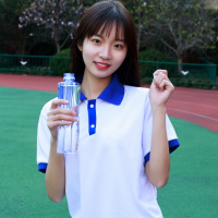 热卖匆匆那年同款校服网红服蓝白套装大学生初中高中校服套装