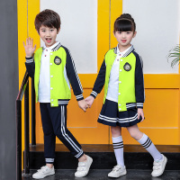 热卖幼儿园园服春夏秋三件套英伦风小学生校服儿童棒球服运动演出班服