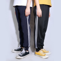 热卖初高中校裤男女运动长裤一条杠校服裤子束脚显瘦两道杠学生裤