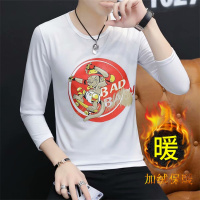 热卖9.9加绒长袖体恤男装九块九T恤上衣加厚10元以下批发小衫卫衣