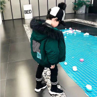 热卖童装男童棉衣外套2019新款冬季儿童羽绒棉服男孩棉袄洋气加厚韩版
