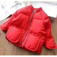 热卖儿童棉服男女童中小童宝宝短款韩版棉衣加厚保暖秋冬季小棉袄外套