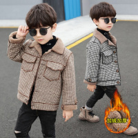 热卖男童呢子大衣秋冬装儿童帅气款毛呢外套男宝宝呢大衣2019新款洋气