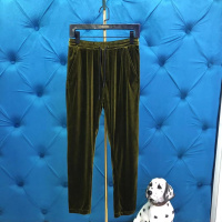 热卖2019男秋冬薄厚两款金丝绒唐装时尚潮流裤子百搭特大大气高弹净版