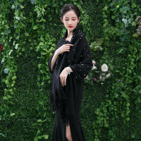 热卖围巾女冬季纯白色羊绒披肩斗篷两用保暖新娘婚礼旗袍礼服外搭秋季