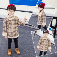 热卖男童外套2019儿童新款秋冬装宝宝洋气羊羔绒呢子大衣中小童韩版潮