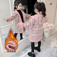 热卖女童毛呢外套秋冬装洋气中长款儿童装4女孩八九岁5加厚6呢子7大衣