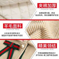 热卖女童毛呢大衣2019秋冬新款韩版儿童加厚呢子外套小女孩洋气冬装潮