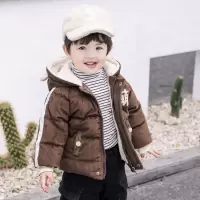 热卖男童棉衣外套冬装2019新款中小童男宝宝加厚保暖棉袄儿童加绒棉服