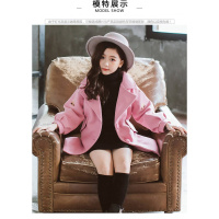 热卖2019新款女童冬款韩版外套女孩儿童装女大童冬季公主毛呢子大衣