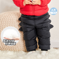 热卖巴拉男童女童羽绒裤外穿新款白鸭绒宝宝棉裤保暖童装儿童婴儿裤子