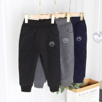 热卖冬季儿童棉裤新款羽绒棉童裤男宝女宝冬季保暖裤子韩版柔软加厚