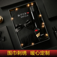热卖圣诞节定制走心实用礼品高档围巾礼盒冬季送父母男女朋友生日