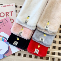 热卖韩版仿可爱毛毛绒獭兔毛围巾女秋冬季学生围脖白色百搭毛领子脖套