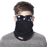 热卖围脖男冬季颈椎保暖百搭潮男士薄款围巾春秋脖颈套护颈脖套女冬